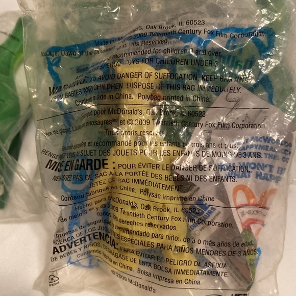 Set of 3 Ice Age Happy Meal Toys - Picture 7 of 7